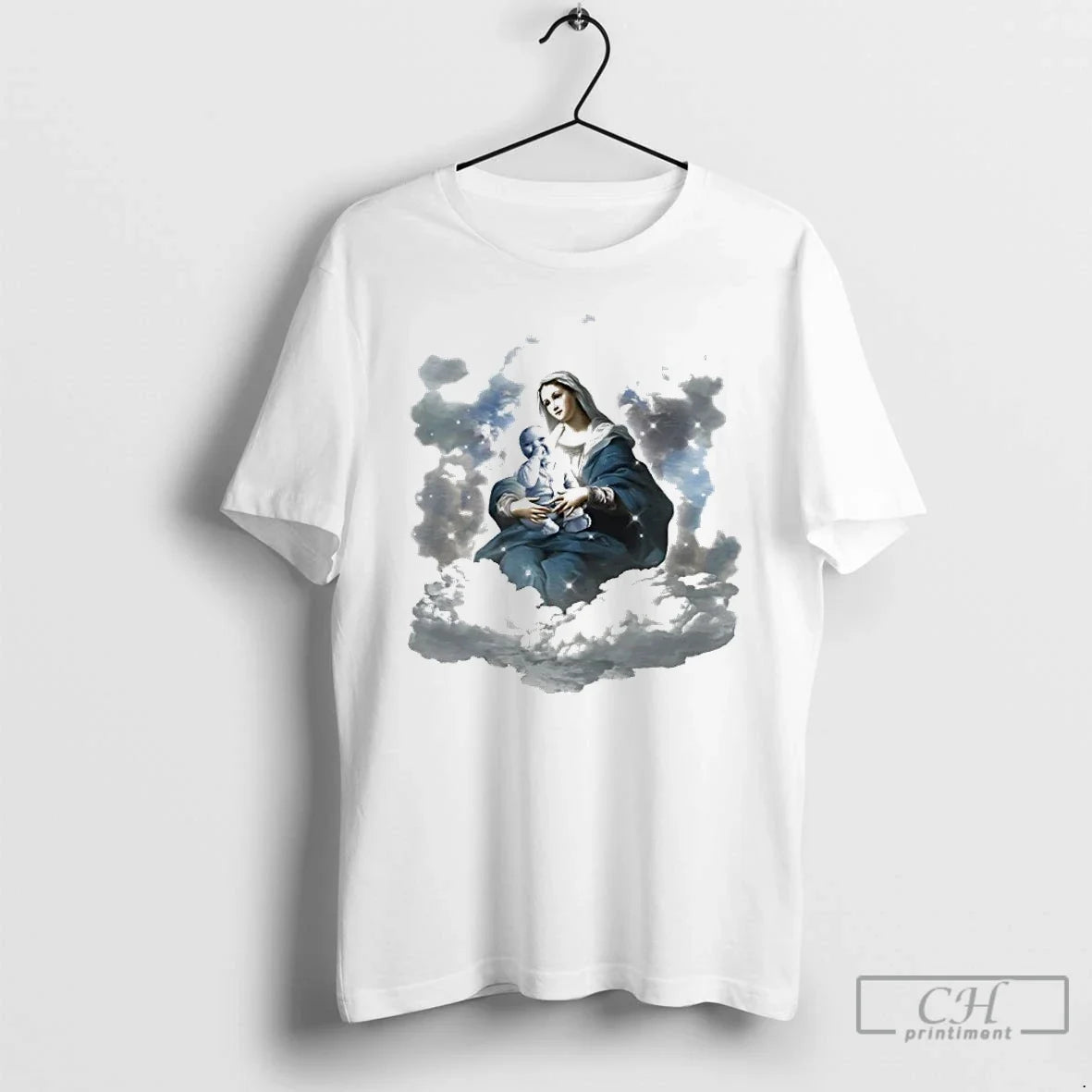 Classic Mary Ai Baby Jesus T-Shirts