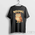 Classic Meowl Funny Meow Cat Owl Brainrot Meme T-Shirts