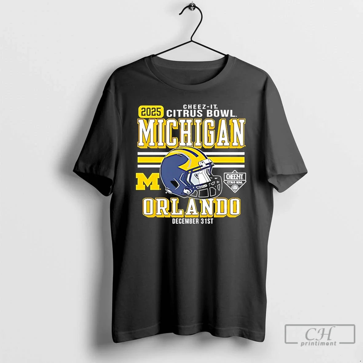 Classic Michigan Wolverines Football Cheez Citrus Bowl 2025 T-Shirts