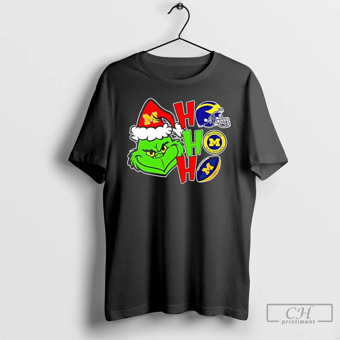 Classic Michigan Wolverines Grinch Items T-Shirts