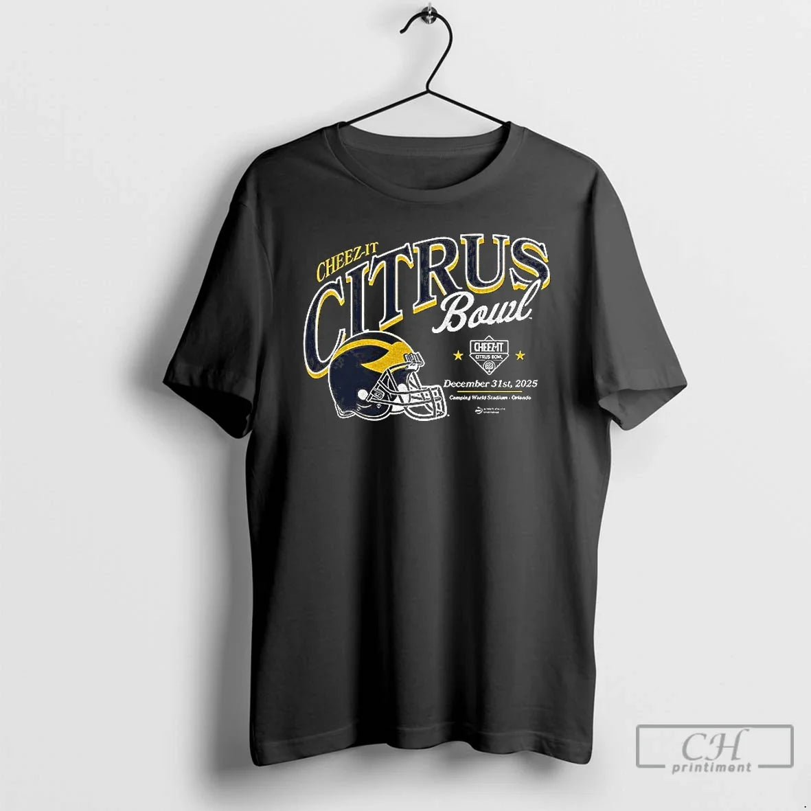 Classic Michigan Wolverines Football 2025 Cheez Citrus Bowl T-Shirts