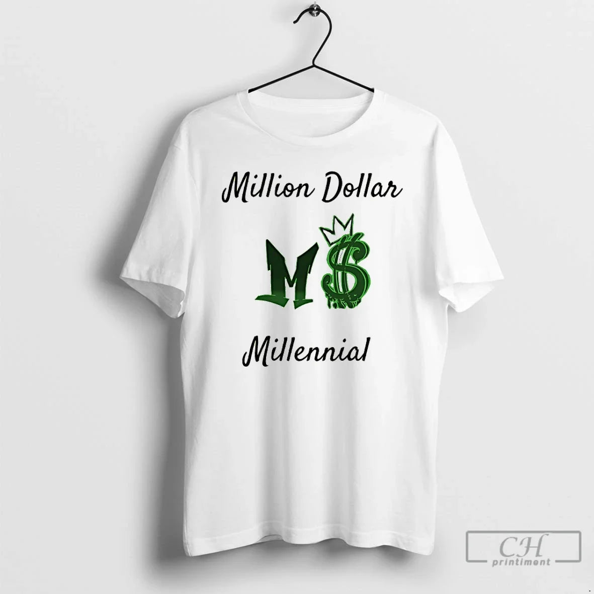 Classic Million Dollar Millennial Mm Logo T-Shirts
