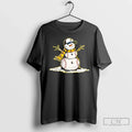 Classic Milwaukee Brewers Baseball Snowman T-Shirts