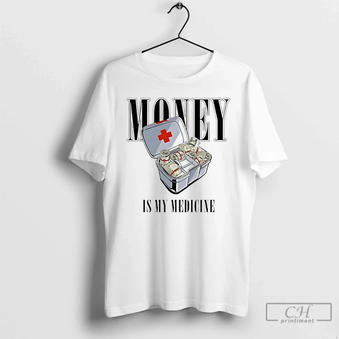 Classic Money Is My Medicine Box T-Shirts