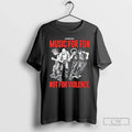 Classic Music Fun Walclack Not Violence T-Shirts