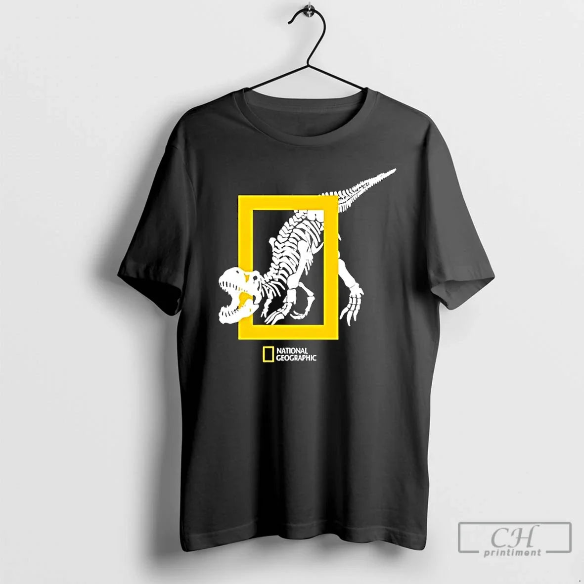 Classic National Geographic Dinosaur Skeleton T-Shirts