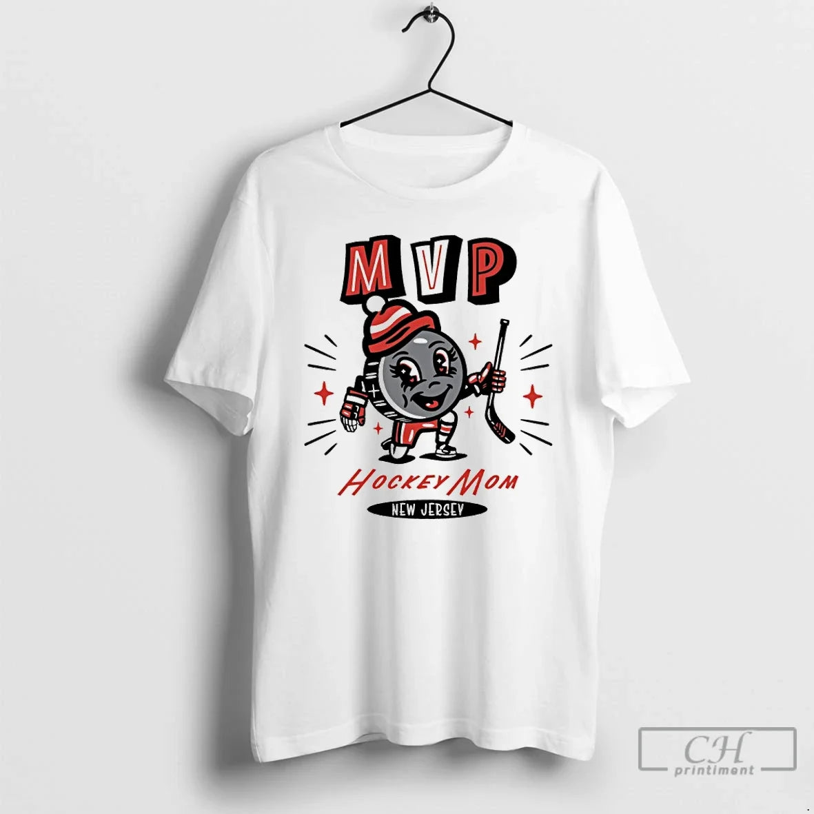 Classic New Devils Mvp 2025 Hockey Mom T-Shirts