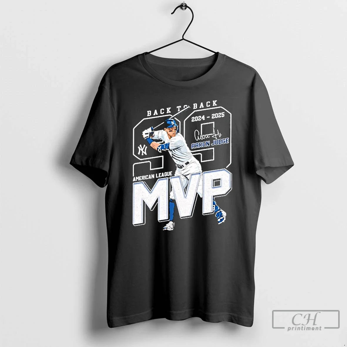 Classic New York Yankees Aaron Judge American League Mvp Signature T-Shirts
