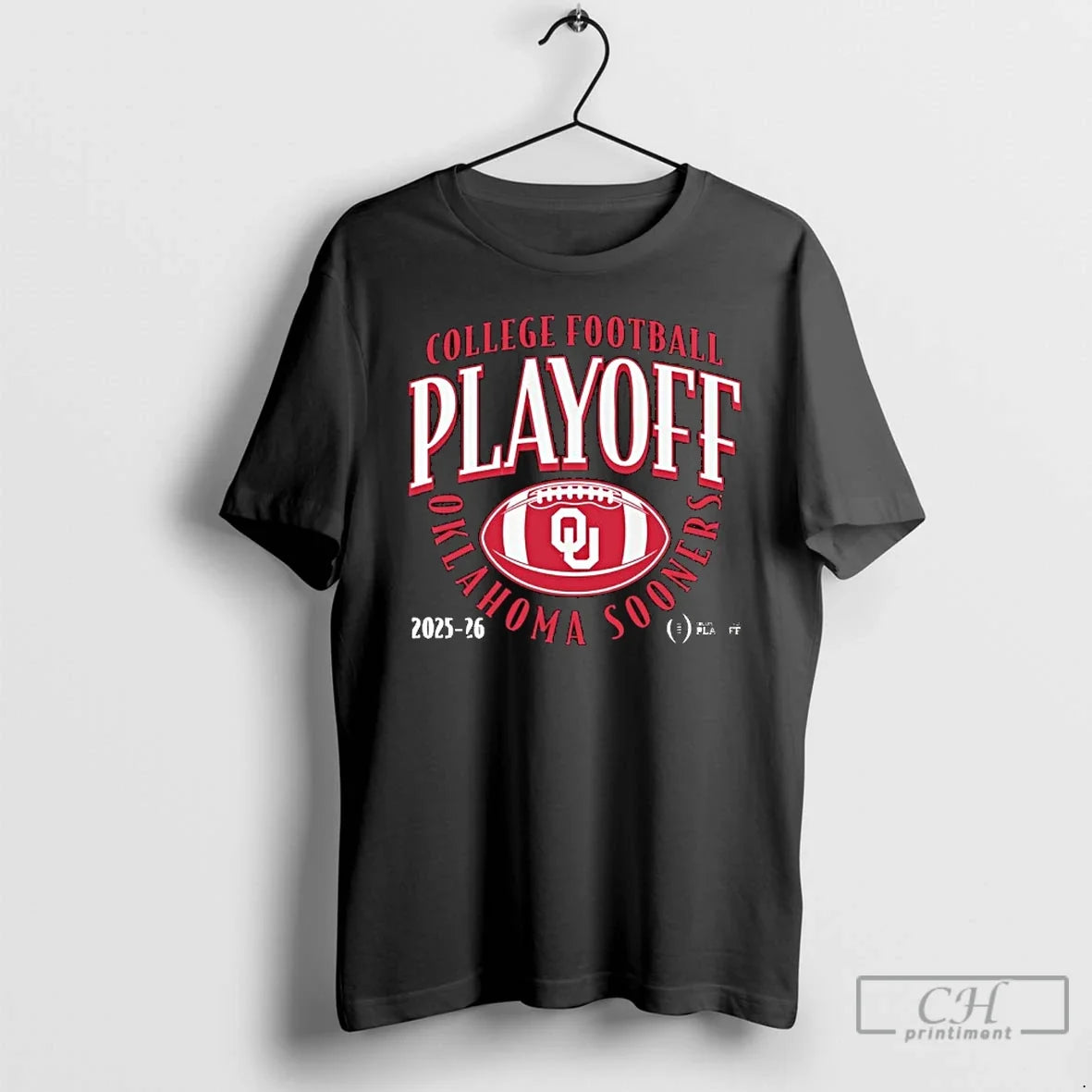 Classic Oklahoma Sooners College Football Playoff 2025 26 Curve T-Shirts