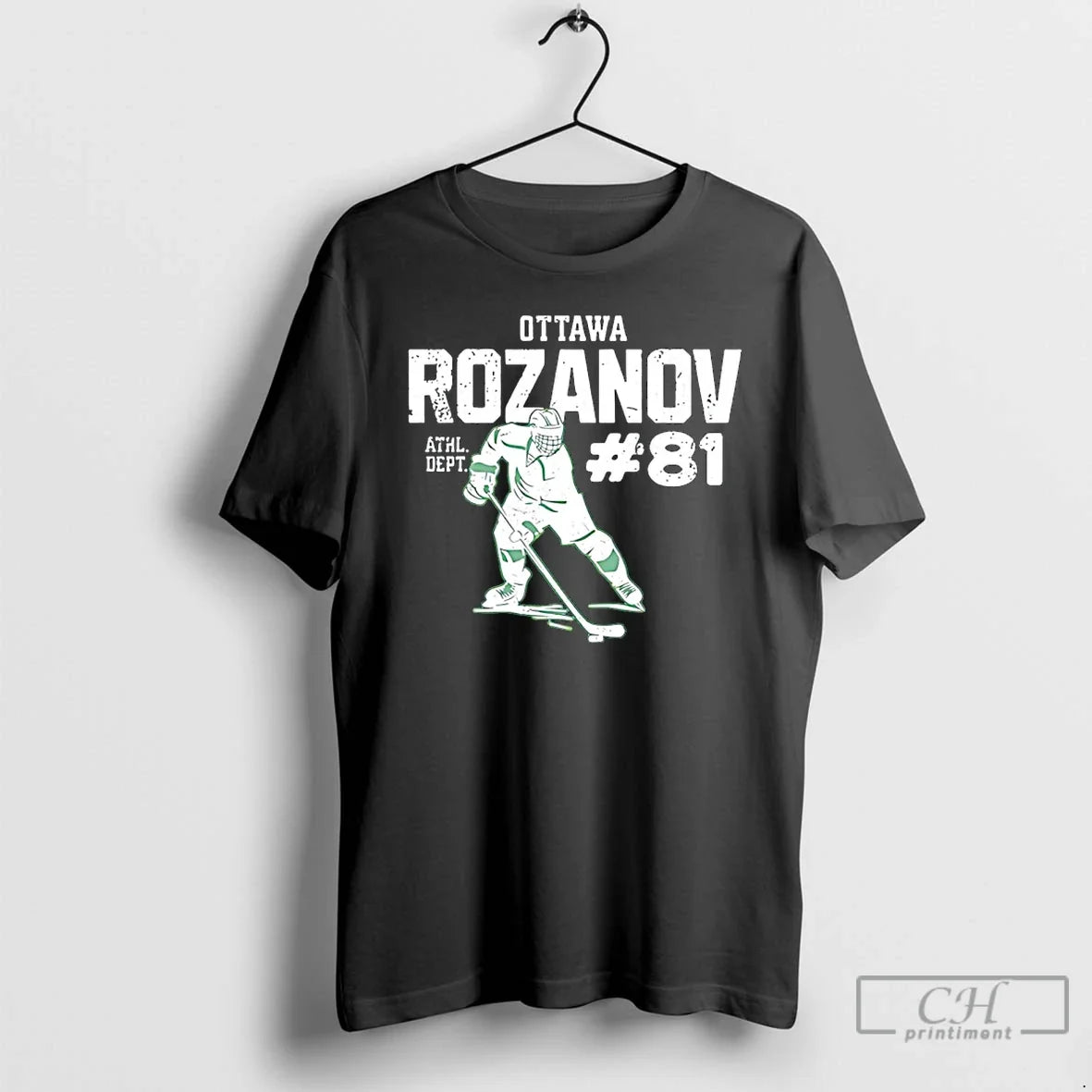 Classic Ottawa Rozanov 81 Hockey Ilya Grigoryevich Rozanov T-Shirts
