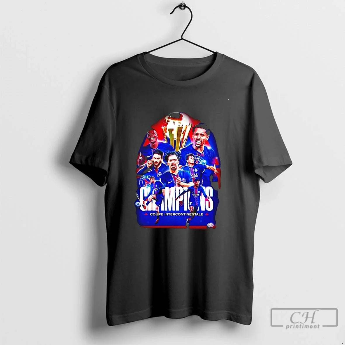 Classic Psg 2025 Intercontinental Cup Champions Couple Intercontinentale T-Shirts