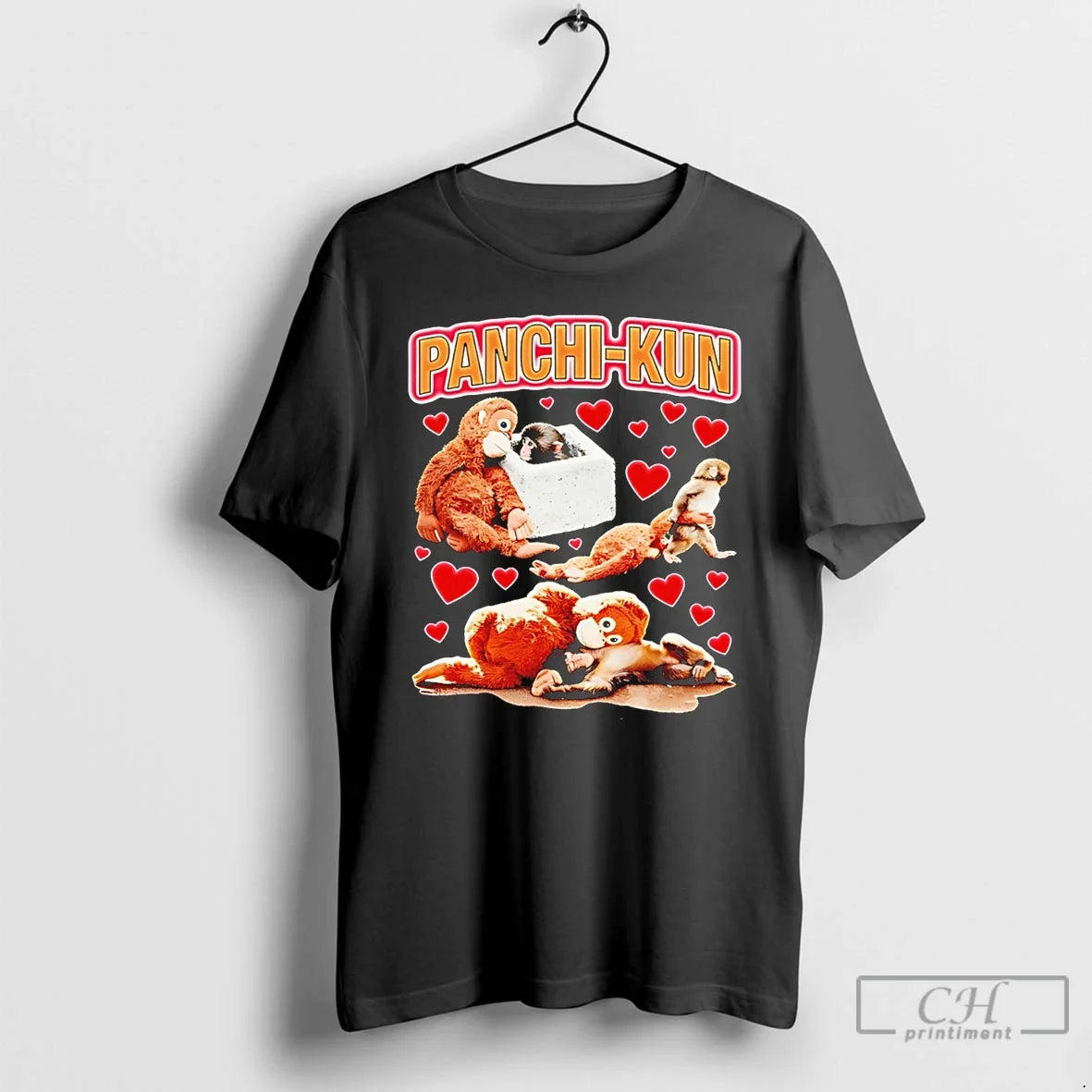 Classic Panchi Kun Heart Monkey Graphic