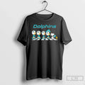 Classic Peanuts X Miami Dolphins Football Flag Walking T-Shirts