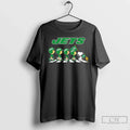 Classic Peanuts X New York Jets Football Flag Walking T-Shirts