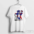 Classic Philadelphia 76ers Snipes Franklin Dog Mascot T-Shirts