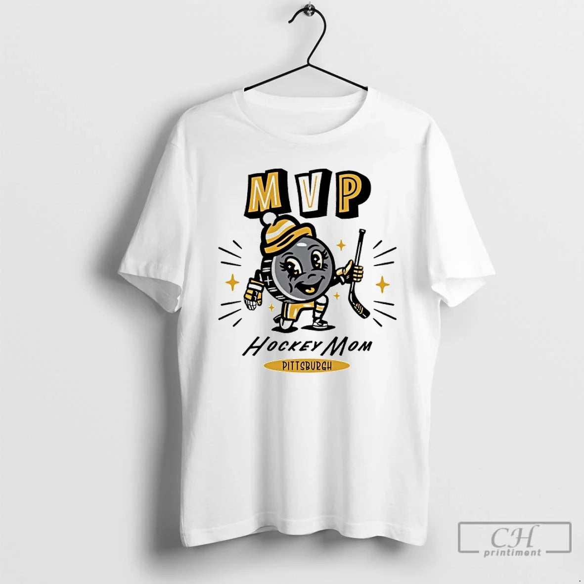Classic Pittsburgh Penguins 2025 Mvp Hockey Mom T-Shirts
