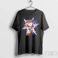 Classic Pixel Jester Retro Glitch Art T-Shirts