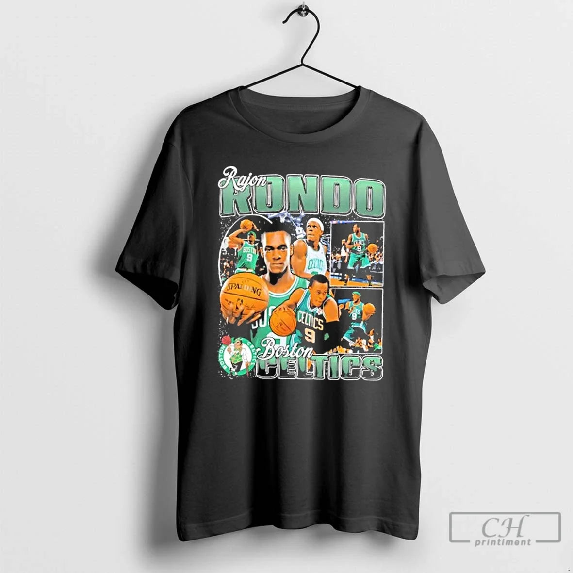 Classic Rajon Rondo Boston Celtics Basketball Vintage T-Shirts