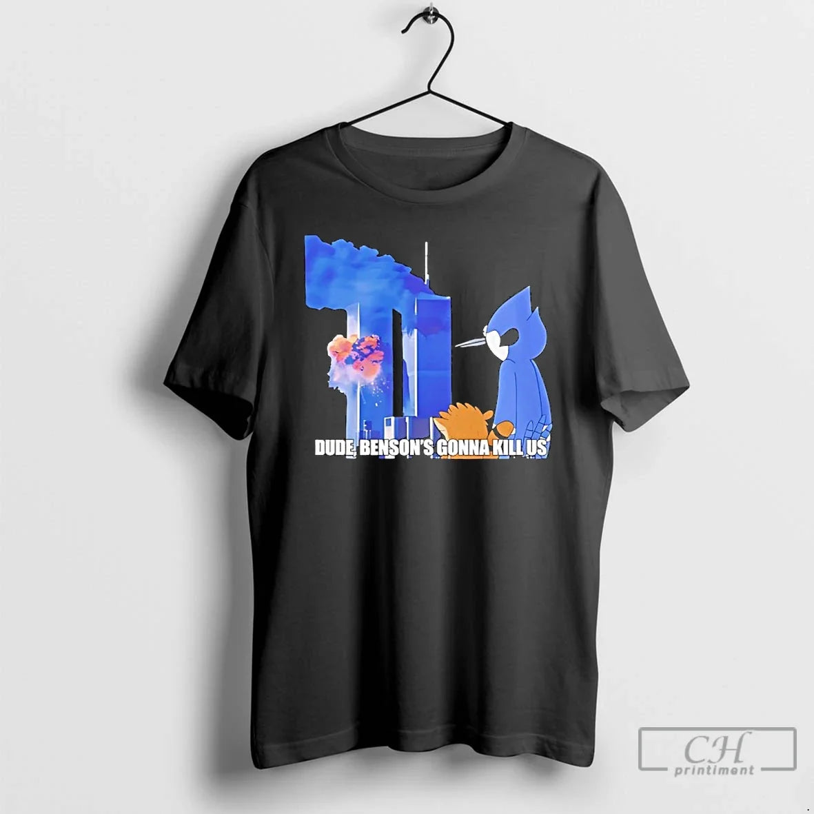 Classic Regular Show 911 Dude Bensons Gonna Kill Us T-Shirts