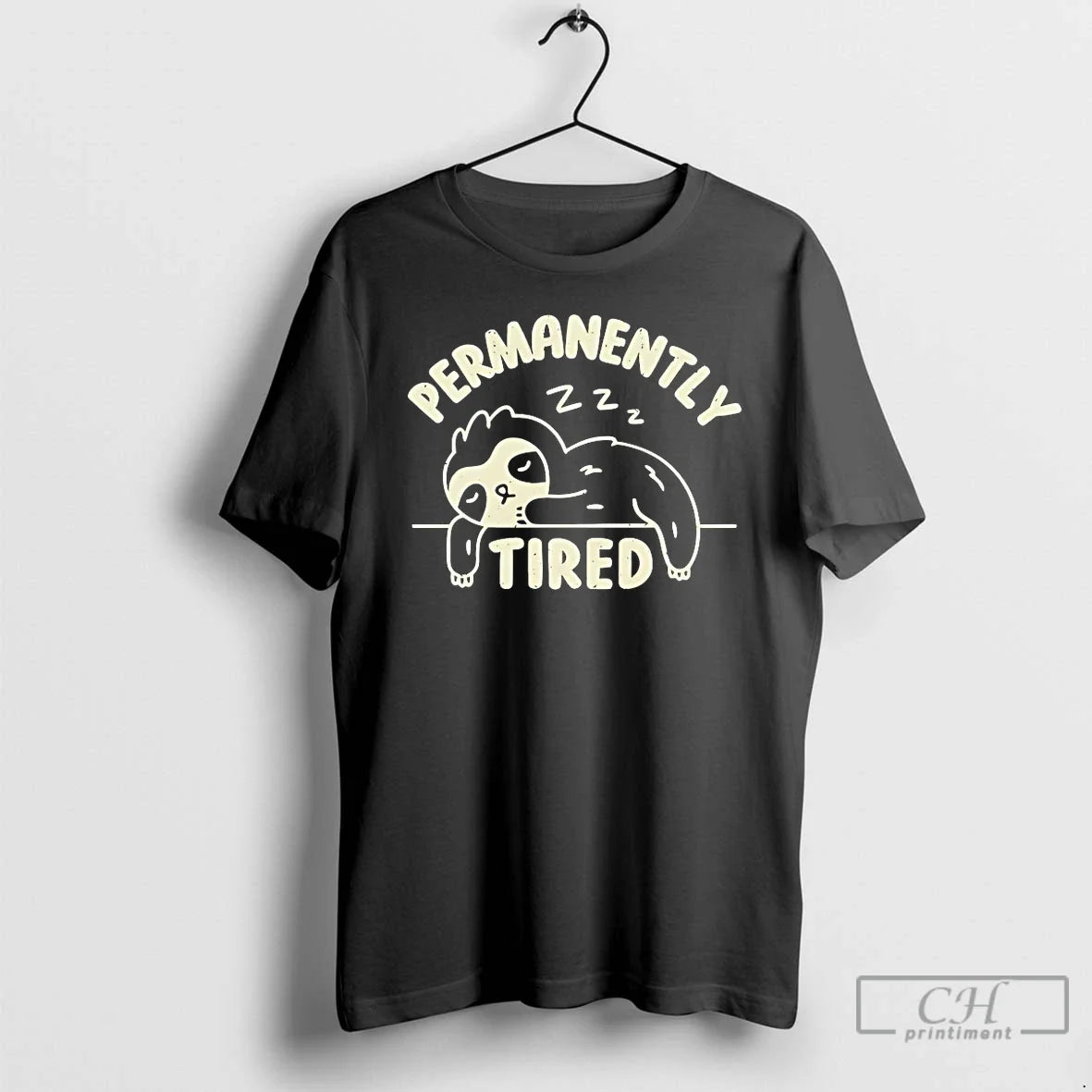 Classic Sleeping Sloth Permanently Tired