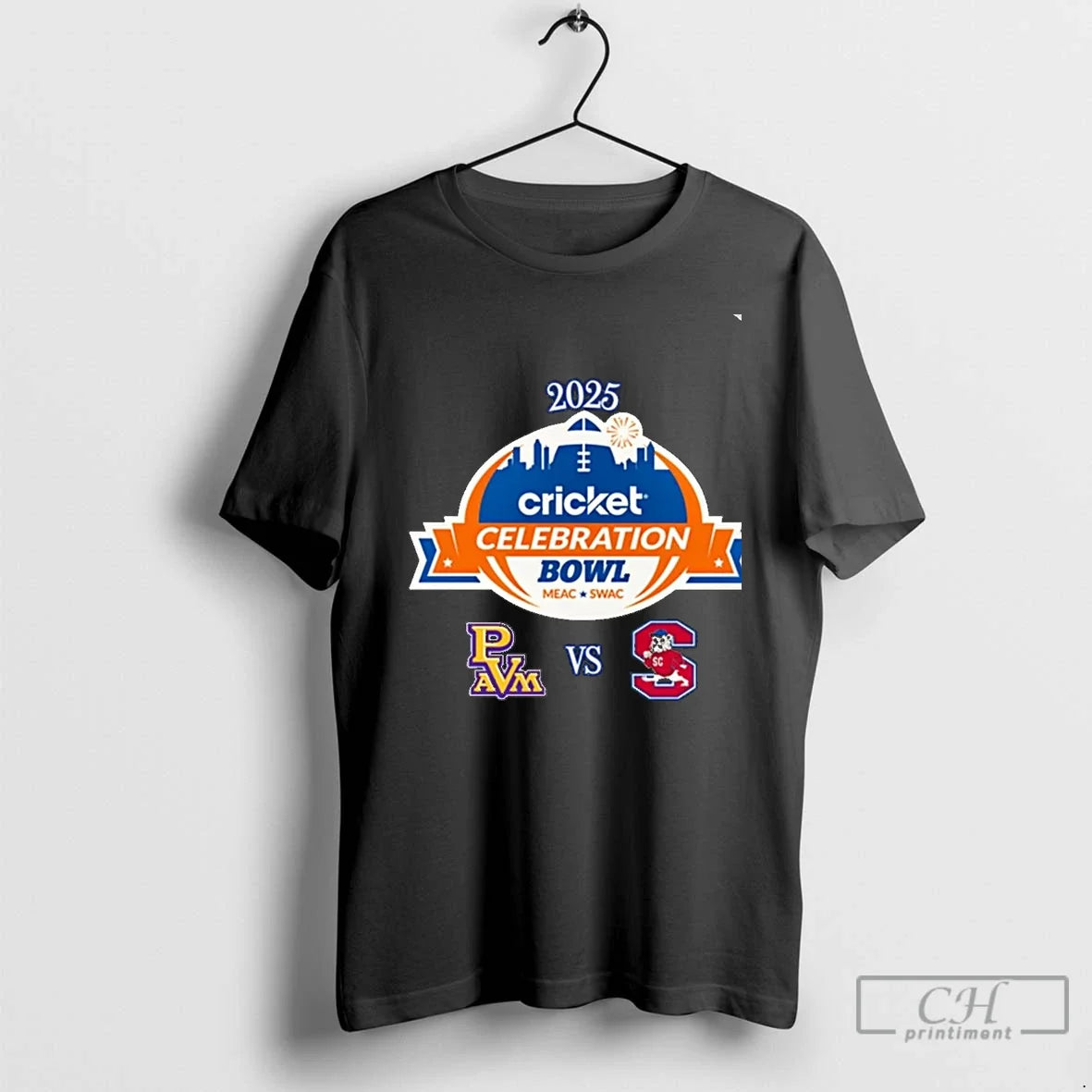 Classic South Carolina State Vs Prairie View Am 2025 Cricket Celebration Bowl Chriast T-Shirts