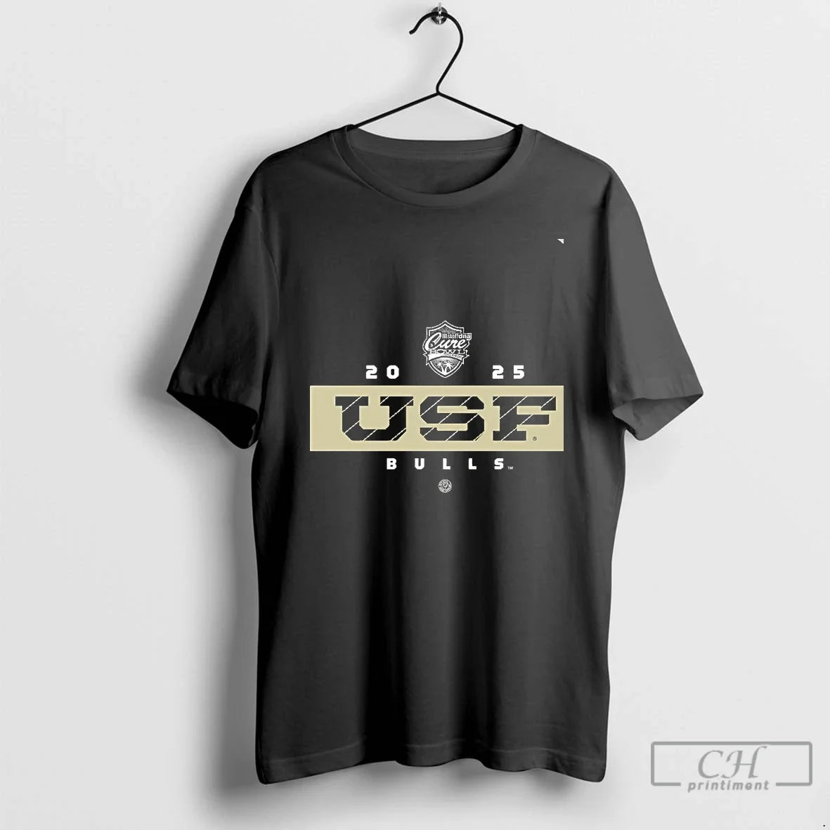 Classic South Florida Bulls 2025 Cure Bowl Chriast T-Shirts