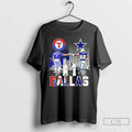 Classic Sports Dallas Rangers Rodriguez Cowboys E Smith Signatures T-Shirts