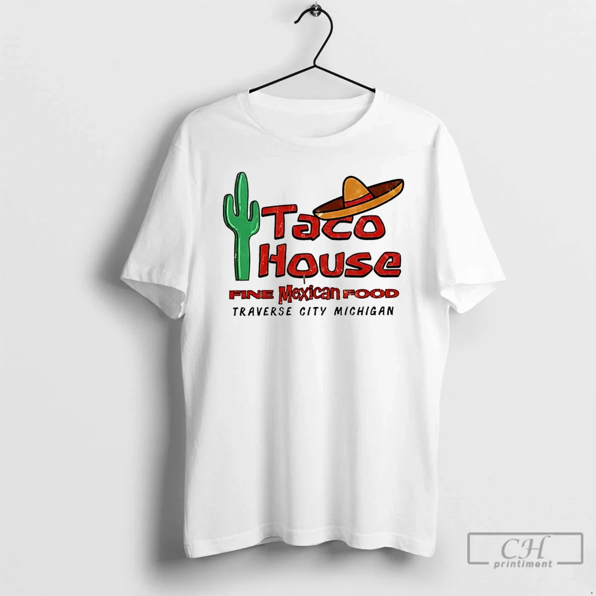 Classic Taco House Fine Mexican Food Traverse City Michigan T-Shirts