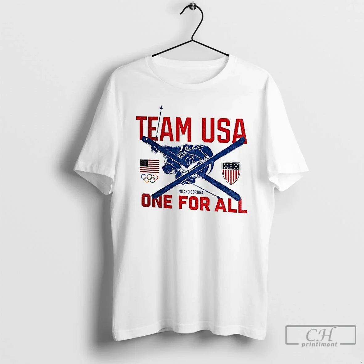 Classic Team Usa Milano Cortina One All 2026 Olympic T-Shirts