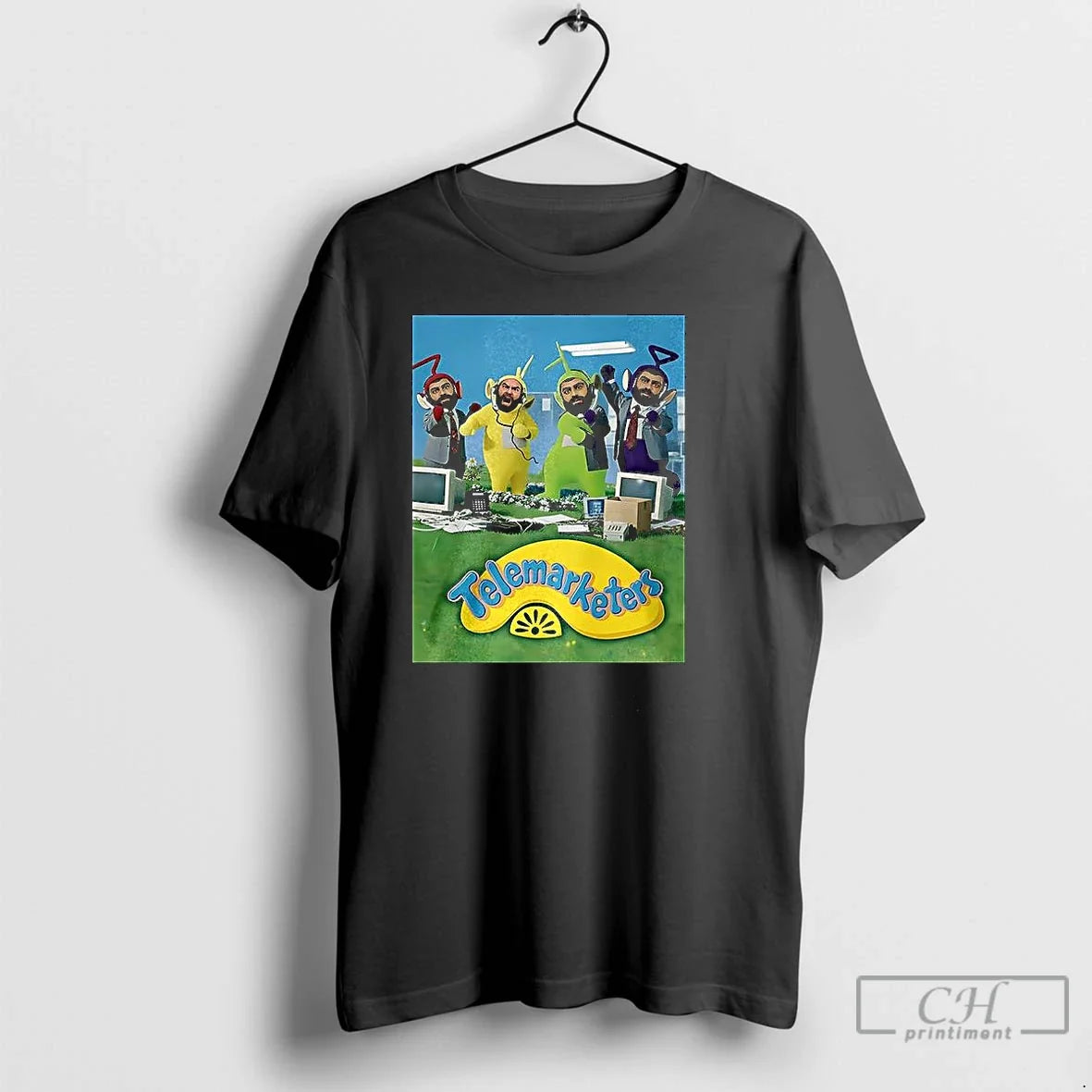 Classic Telemarketers X Teletubbies Parody T-Shirts