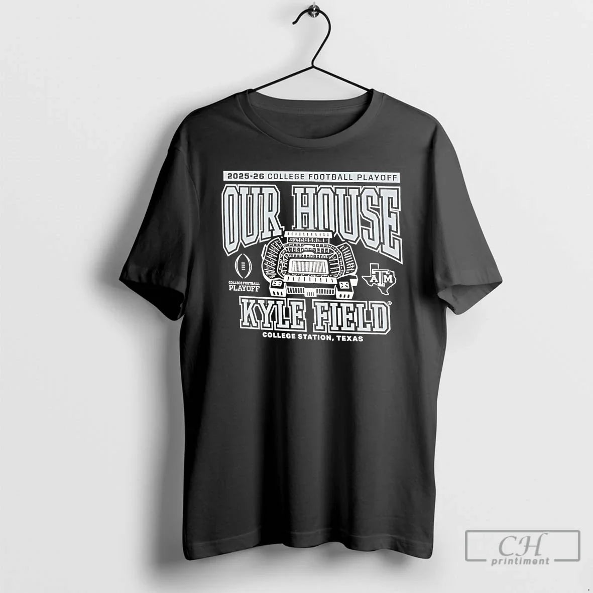 Classic Texas Am Aggies 2025 College Football Playoff Our House Kyle Field T-Shirts