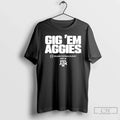 Classic Texas Am Aggies Gig Em Aggies College Football Playoff 2025 26 Team Slogan T-Shirts
