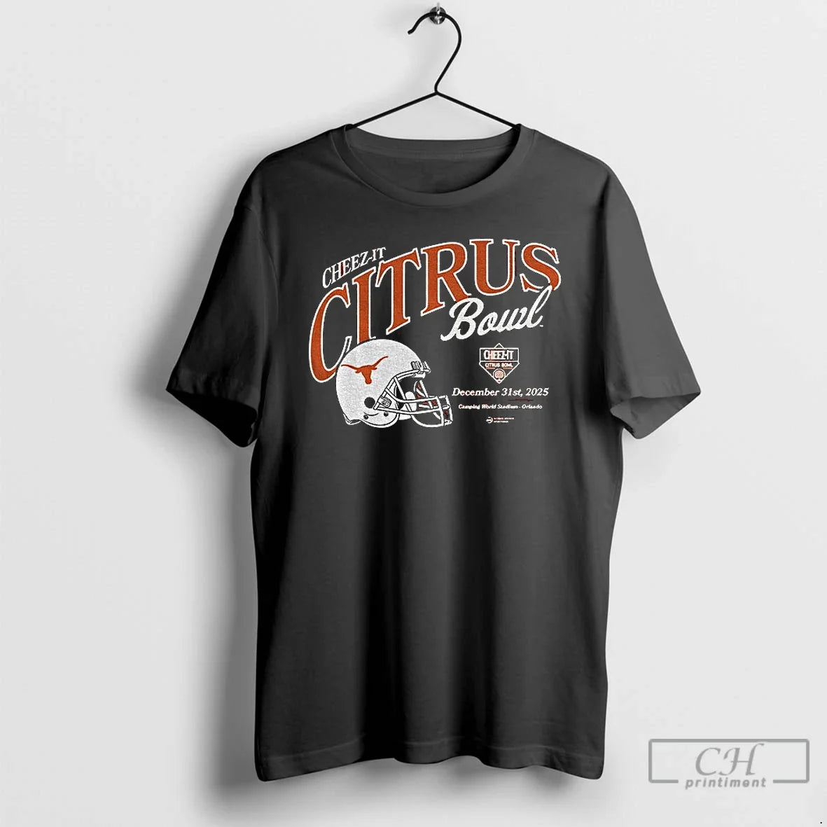 Classic Texas Longhorns Football 2025 Cheez Citrus Bowl December 31st 2025 T-Shirts