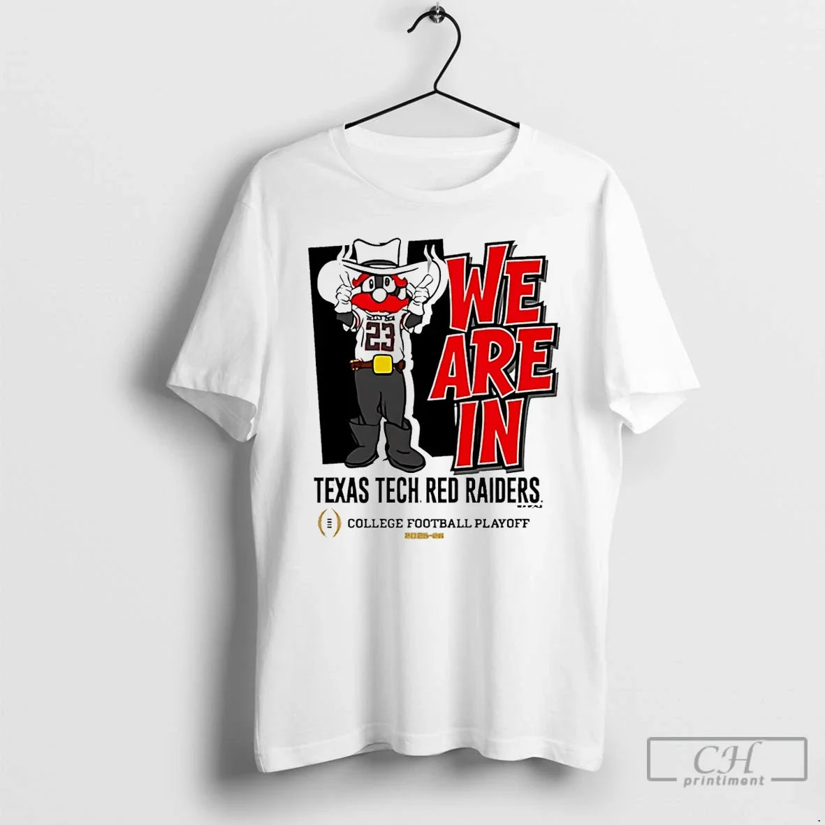 Classic Texas Tech Red Raiders 2025 Cfp Bound Mascot We Are T-Shirts