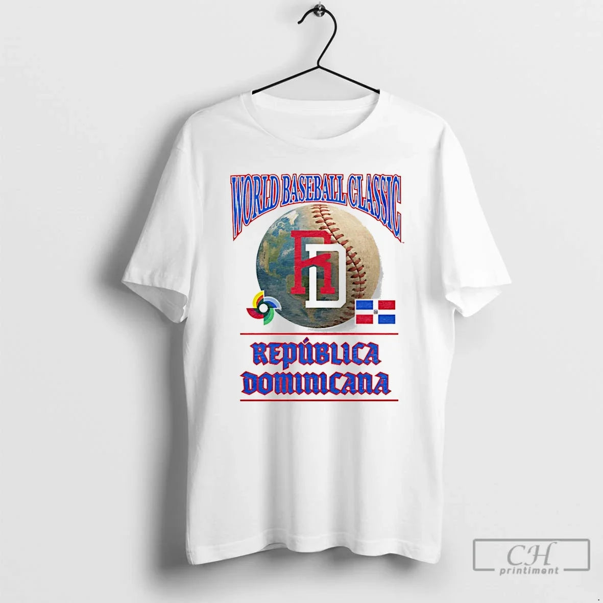 Classic Dominican Republic 2026 World Baseball Classic Vintage T-Shirts