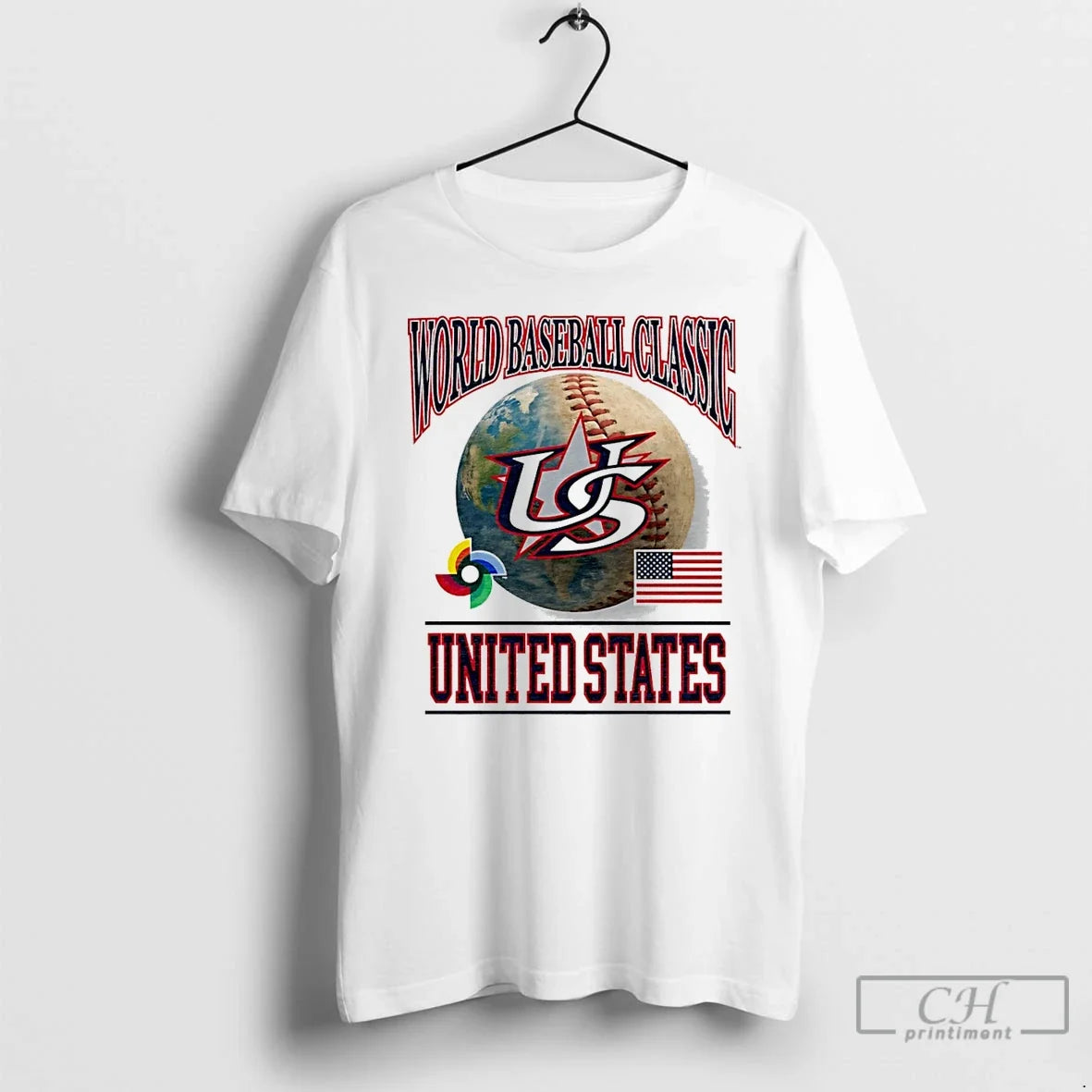 Classic Usa 2025 World Baseball Classic T-Shirts
