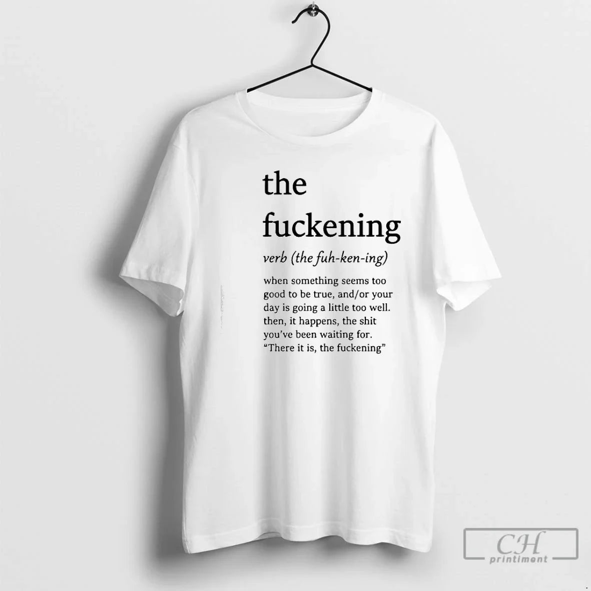 Classic Fuckening Fuh Ken Ing Verb T-Shirts