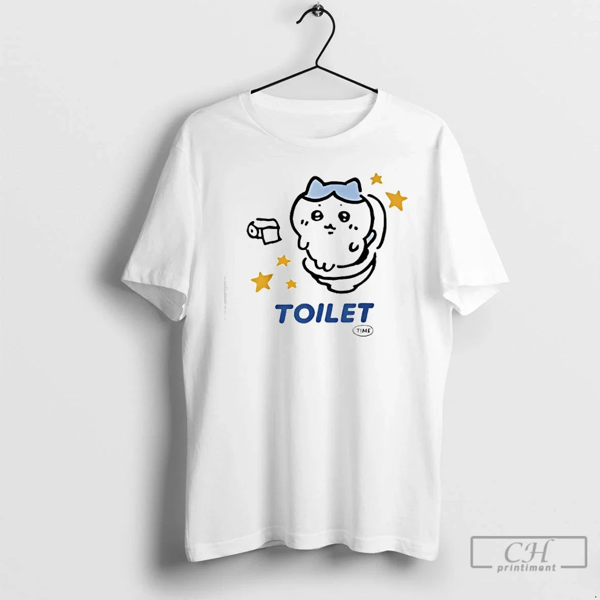 Classic Toilet Time Chikawa Meme T-Shirts