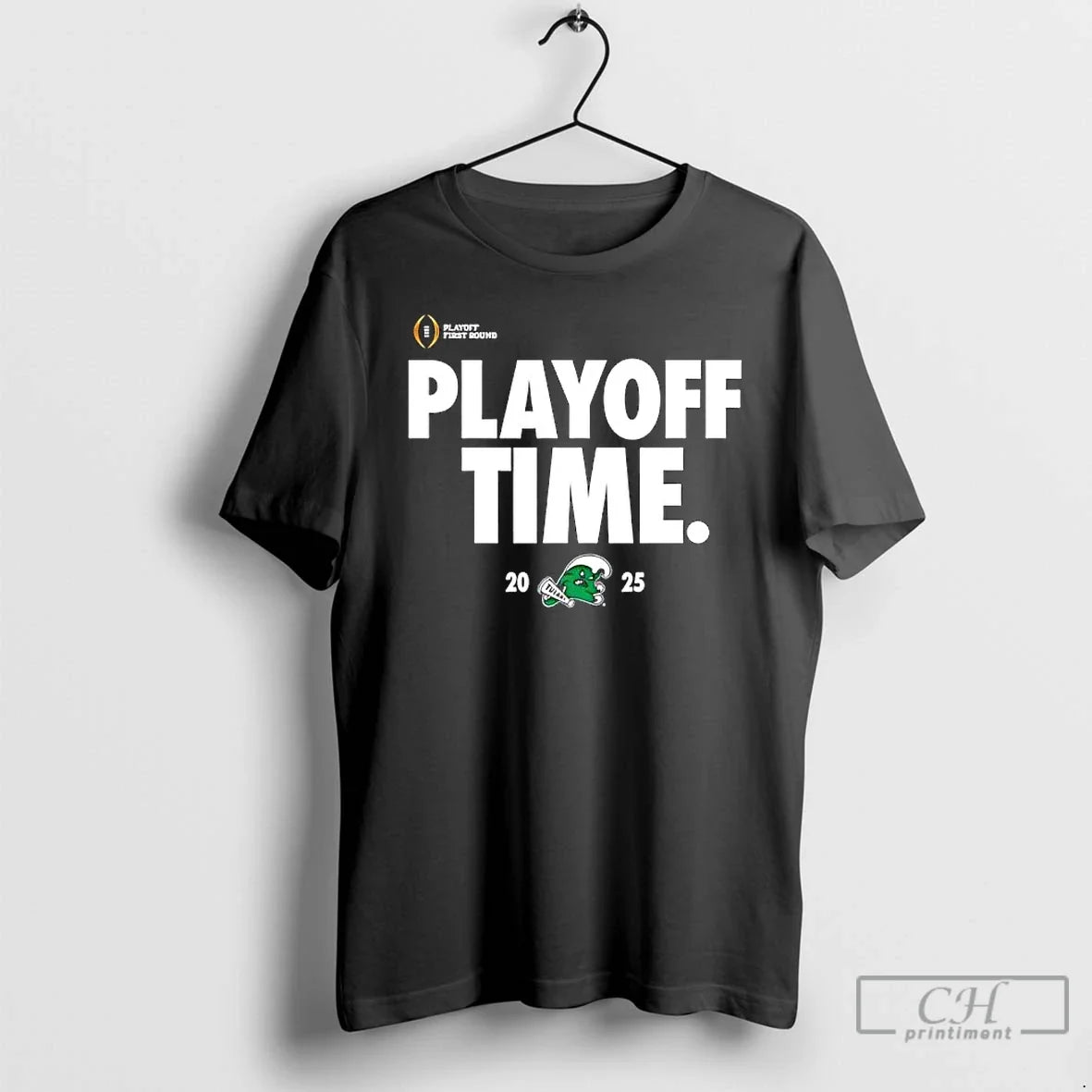 Classic Tulane Green Wave 2025 Playoff First Round T-Shirts