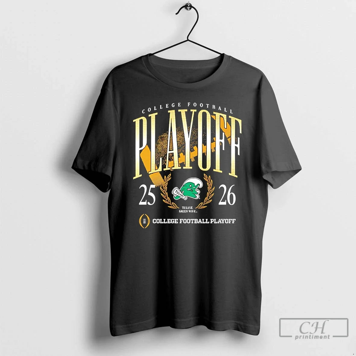 Classic Tulane Green Wave 25 26 College Football Playoff T-Shirts