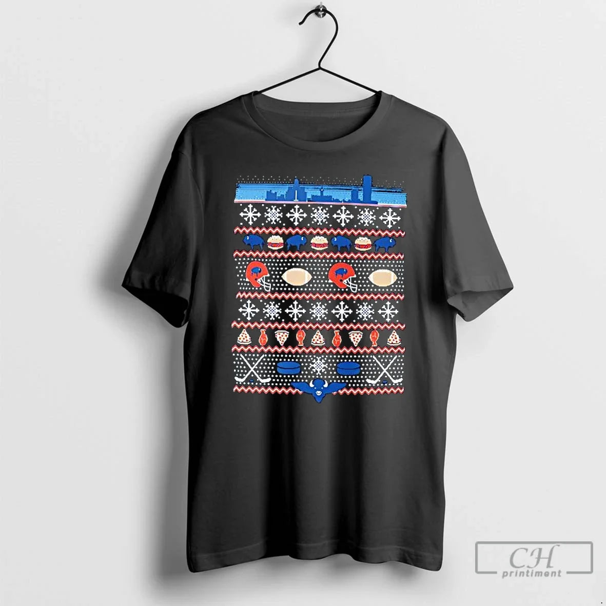 Classic Ugly Buffalo Helmet T-Shirts