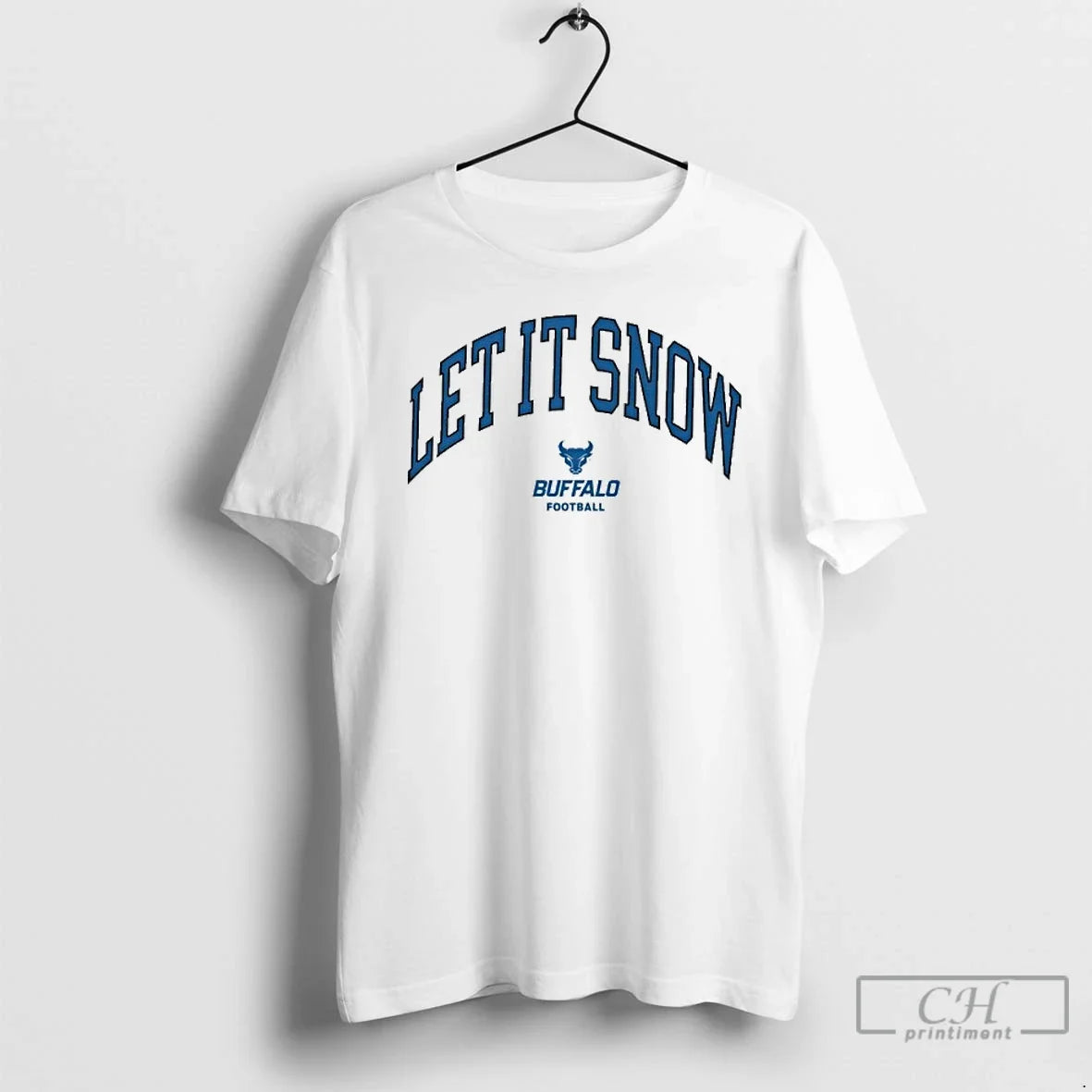 Classic Victor Snow Let Snow Buffalo Bulls T-Shirts