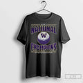 Classic Washington Huskies Ncaa National Champions 2025 Soccer Championship T-Shirts
