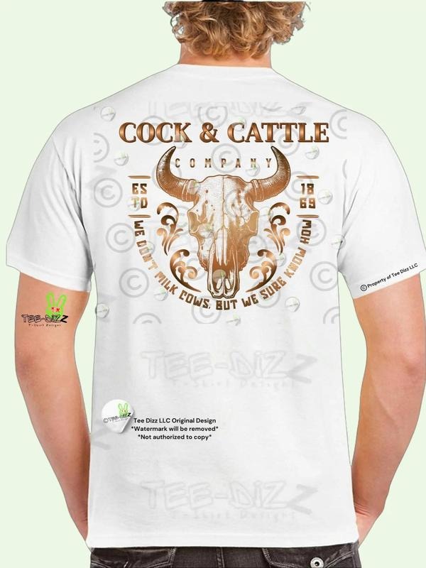 Cock & Cattle Company Funny T-Shirts