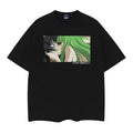 Code Geass "Lelouch & C.C." Vintage Anime 100% Cotton Original Top Streetwear Casual Menswear T-Shirts