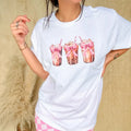 Coffee Bows Top T-Shirts