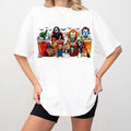 Coffee Cups Shirt Horror Movie Skeleton Coffee Cup Shirt T-Shirts