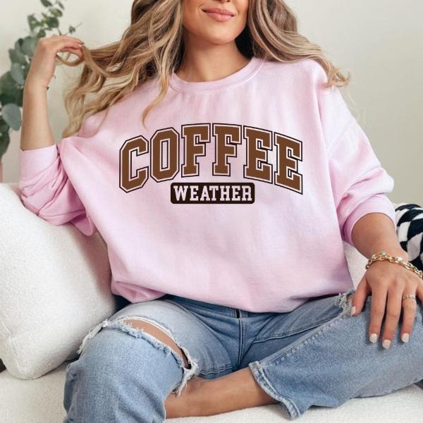 Coffee Weather Cozy Fall Cute Caffeine Lover Cozy Autumn T-Shirts