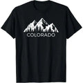 Colorado Cool Colorado Rocky Mountains Made USA T-Shirts
