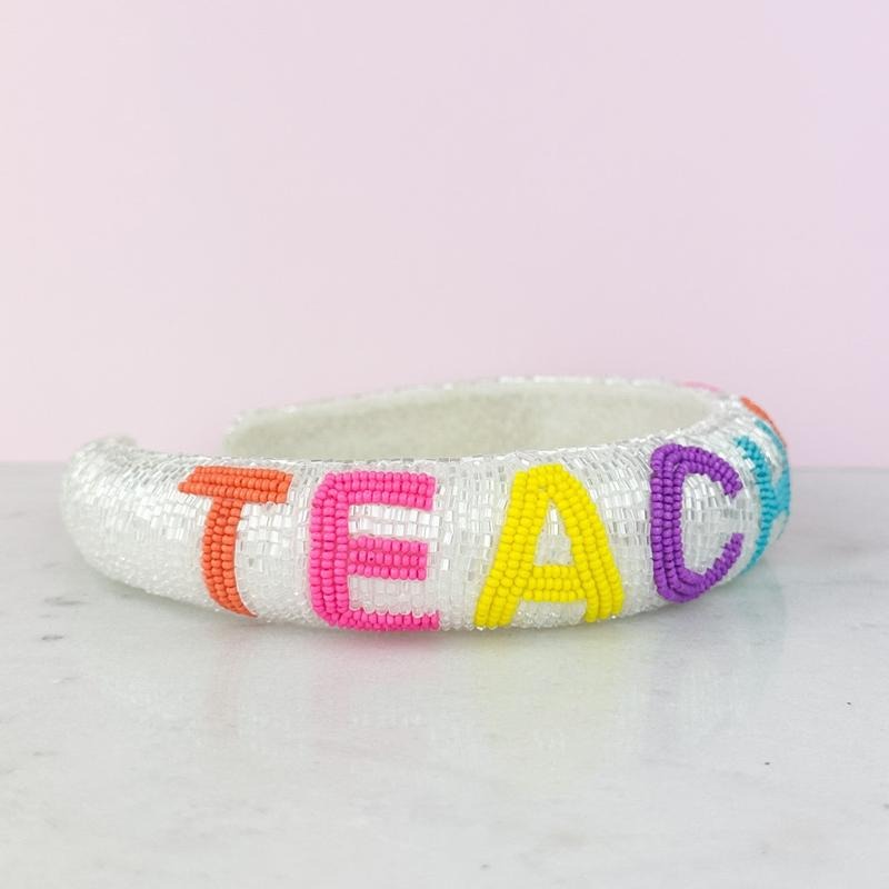 Colorful Teacher Beaded Headband *Final Sale* T-Shirts